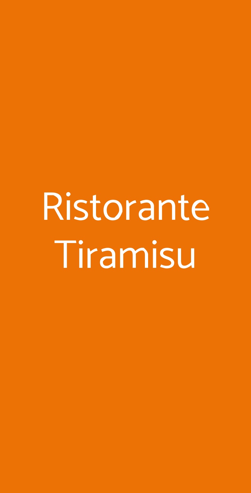 Ristorante Tiramisu Taormina menù 1 pagina