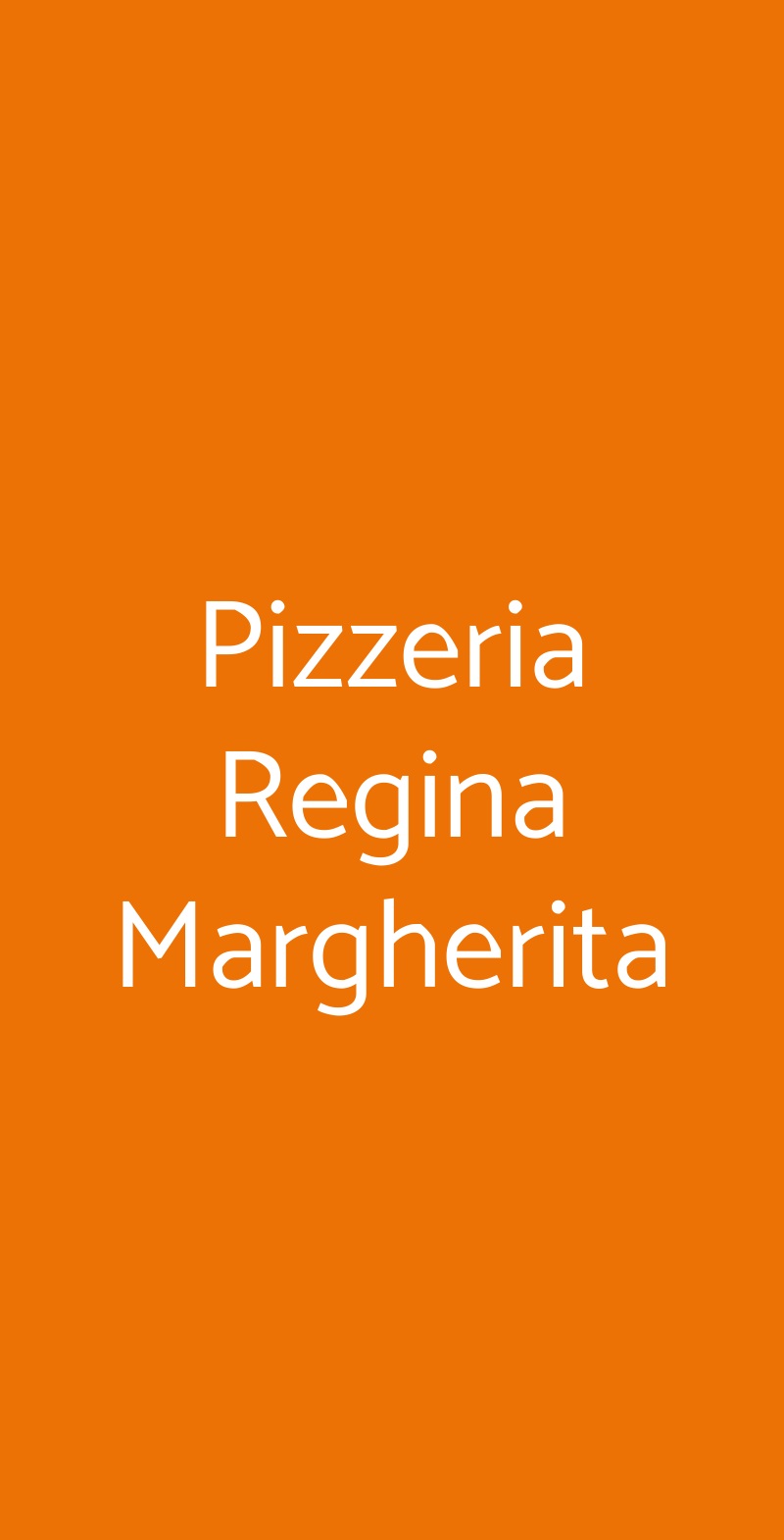 Pizzeria Regina Margherita Bologna menù 1 pagina