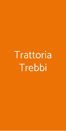 Trattoria Trebbi, Bologna