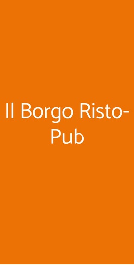 Il Borgo Risto-pub, Milazzo
