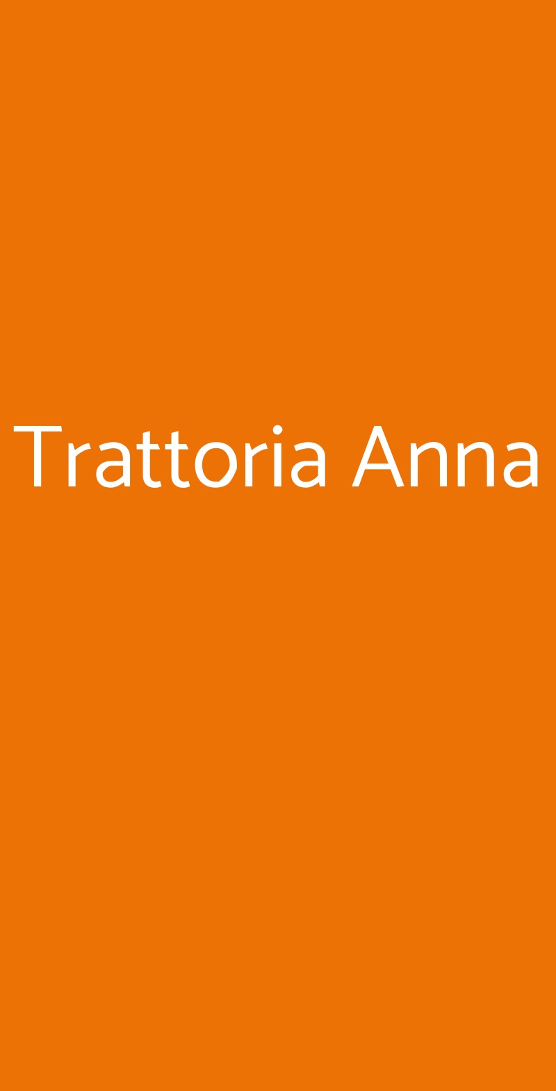 Trattoria Anna Castel Maggiore menù 1 pagina