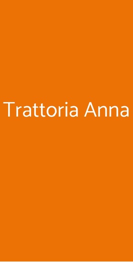 Trattoria Anna, Castel Maggiore