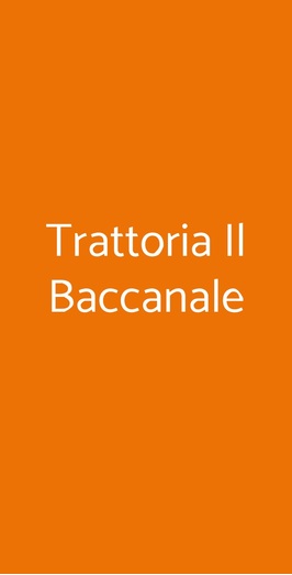 Trattoria Il Baccanale, Taormina