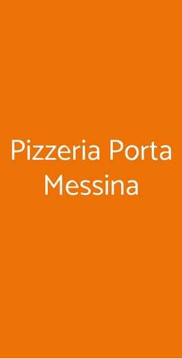 Pizzeria Porta Messina, Taormina