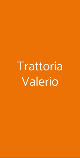 Trattoria Valerio, Bologna
