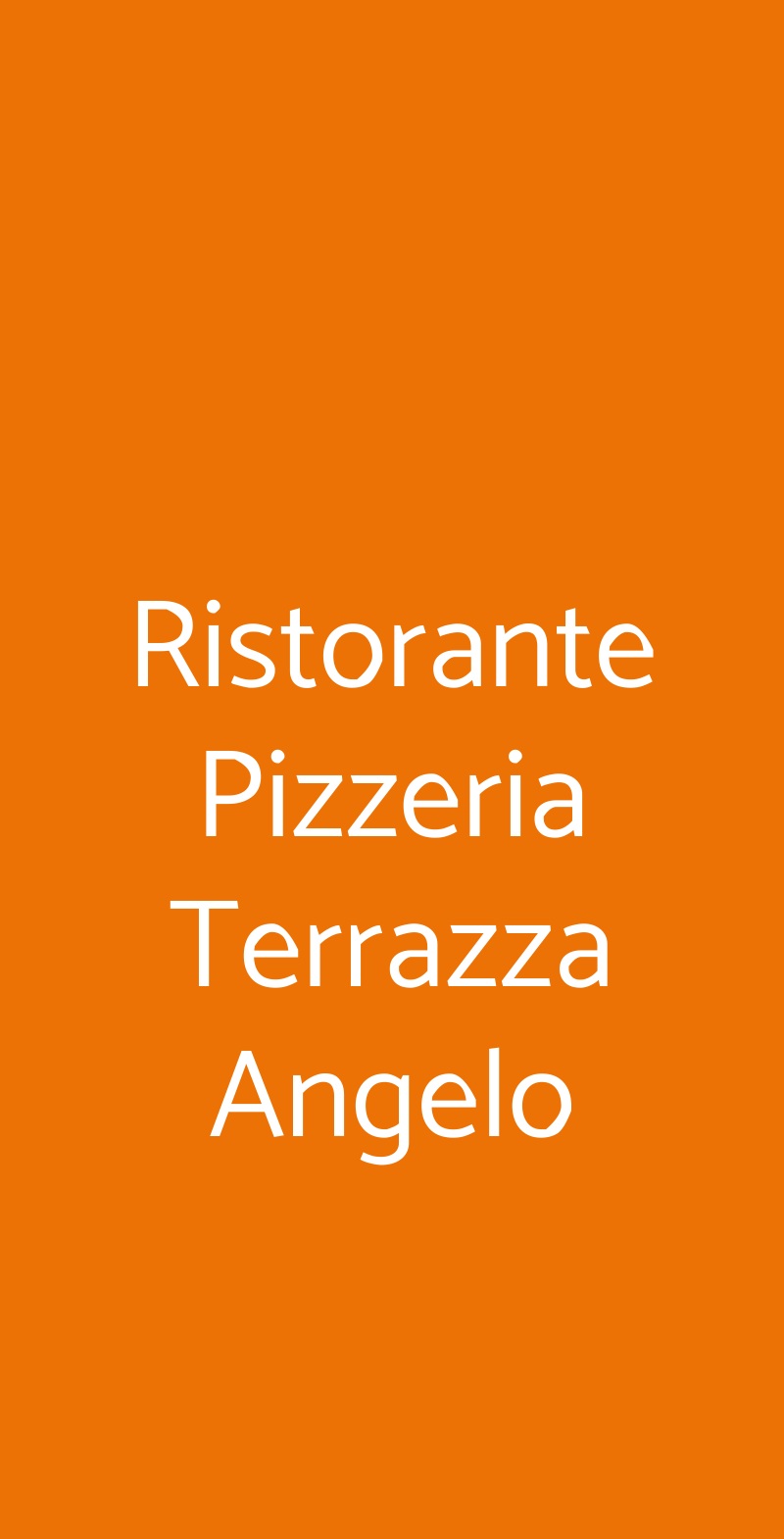 Ristorante Pizzeria Terrazza Angelo Taormina menù 1 pagina