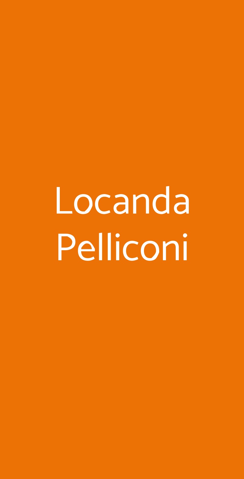 Locanda Pelliconi San Lazzaro di Savena menù 1 pagina