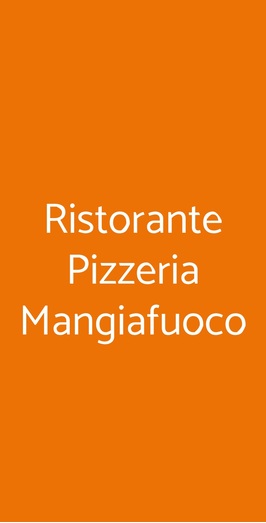 Ristorante Pizzeria Mangiafuoco, Bologna