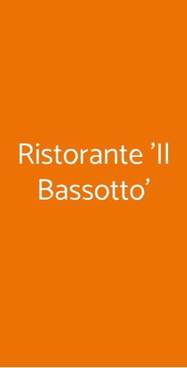 Ristorante 'il Bassotto'