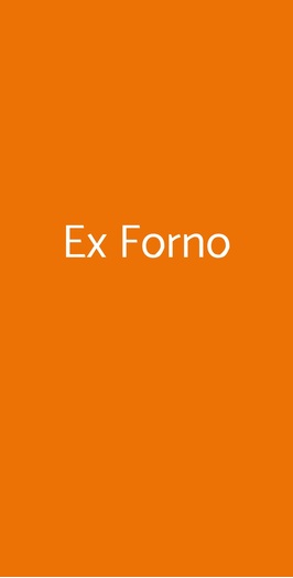 Ex Forno, Bologna