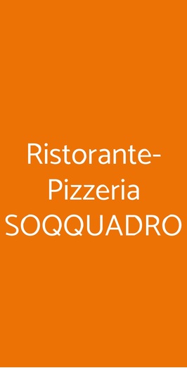 Ristorante-pizzeria Soqquadro, Venetico