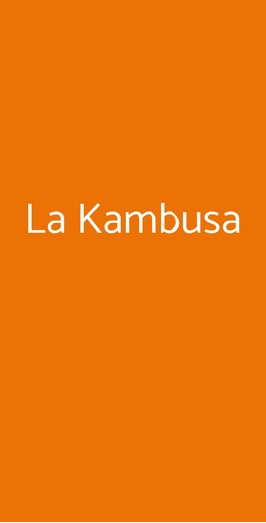 La Kambusa, Argelato