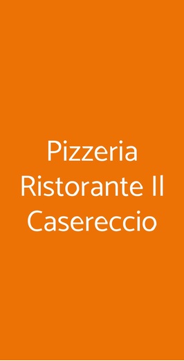 Pizzeria Ristorante Il Casereccio, Idice di San Lazzaro