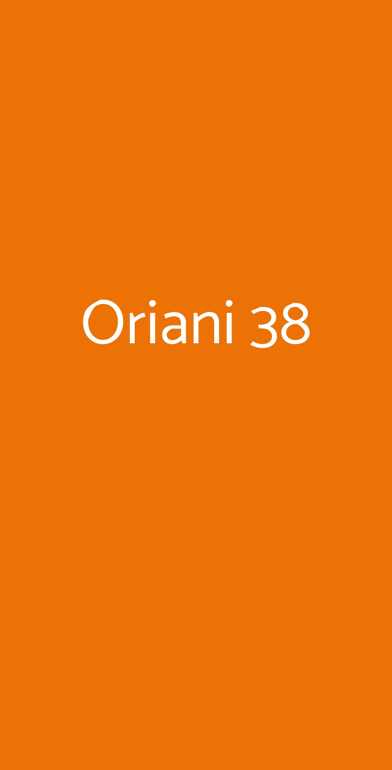 Oriani 38, Bologna