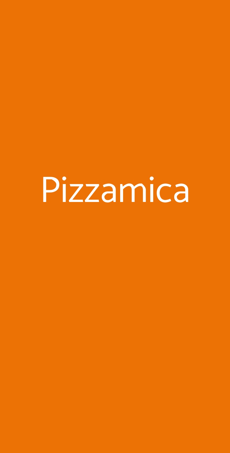 Pizzamica Casalecchio di Reno menù 1 pagina