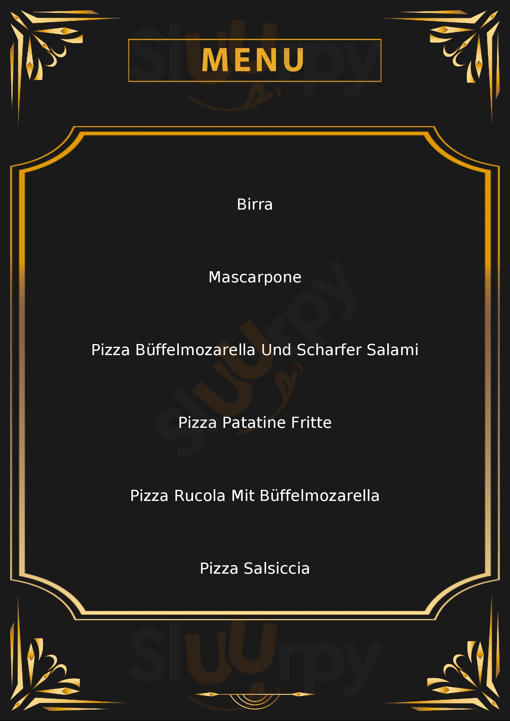 Pizzeria Alla Ruota Tarcento menù 1 pagina