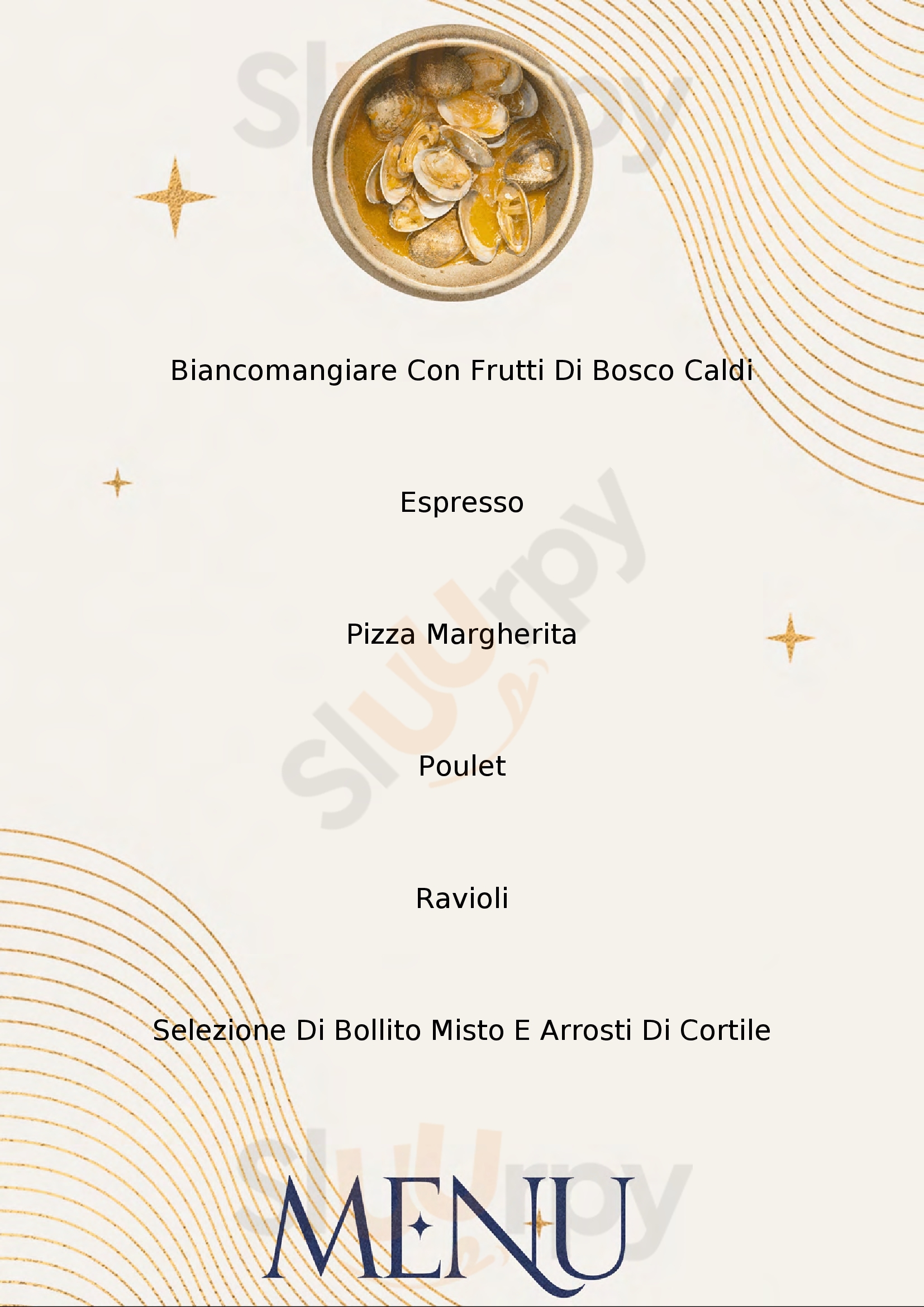 Osteria Bar Pizzeria al Camping Bologna menù 1 pagina