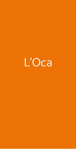 L'oca