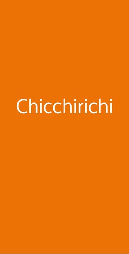 Chicchirichi, Faenza
