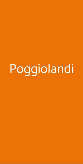 Poggiolandi, Monterenzio