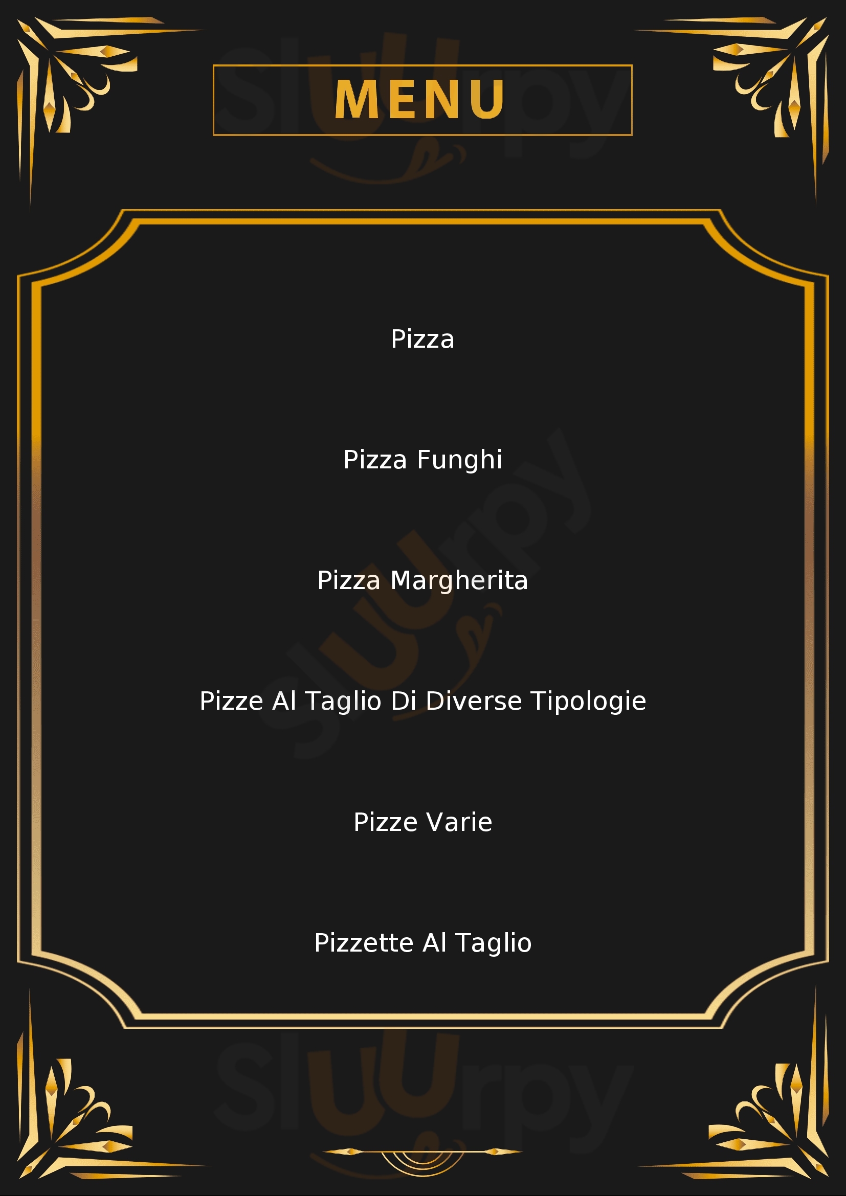 Pizzeria Rustica Gaeta menù 1 pagina