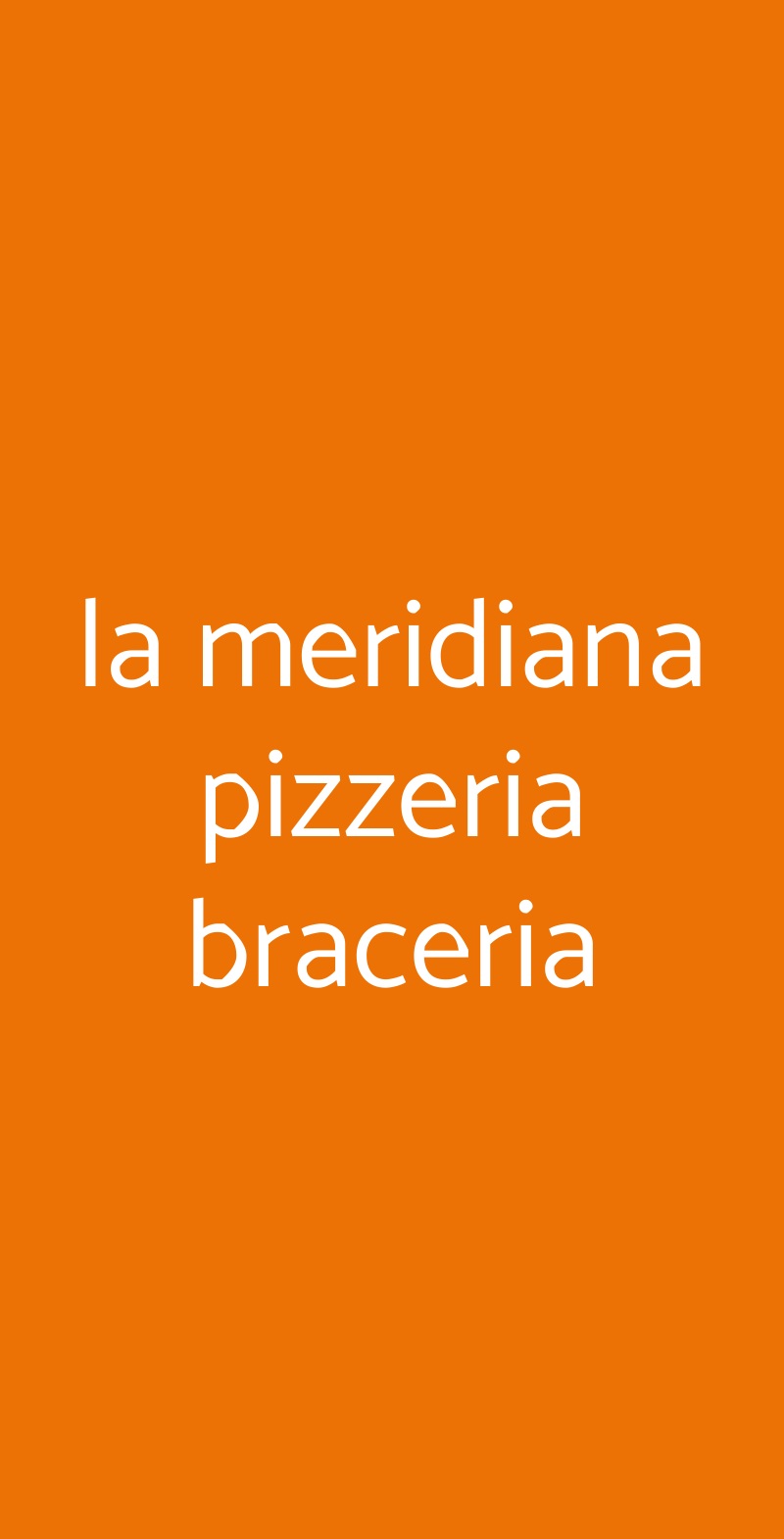 la meridiana pizzeria braceria Scala menù 1 pagina