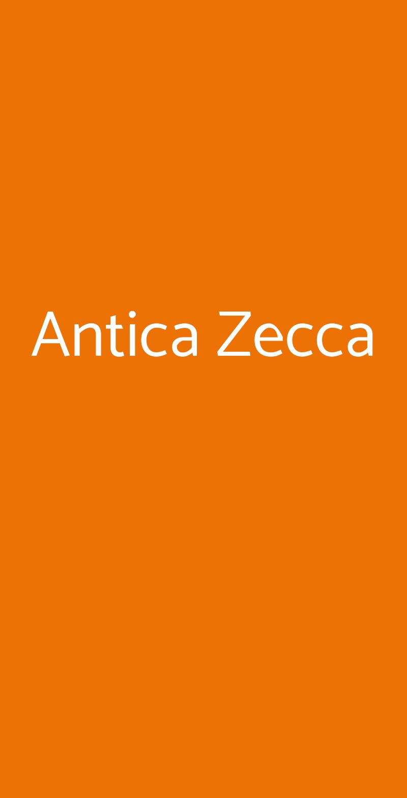 Antica Zecca Ravenna menù 1 pagina