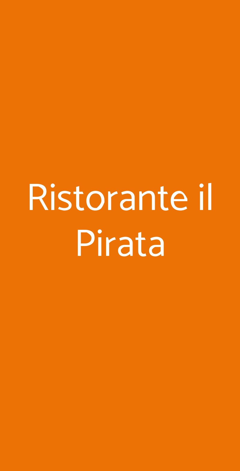 Ristorante il Pirata Terracina menù 1 pagina