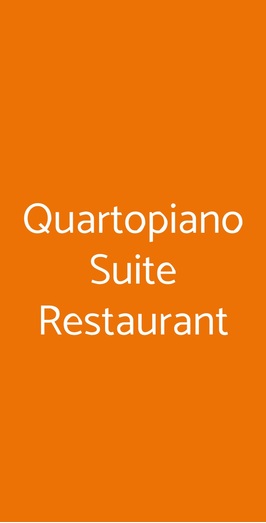 Quartopiano Suite Restaurant, Rimini