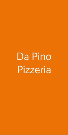 Da Pino Pizzeria