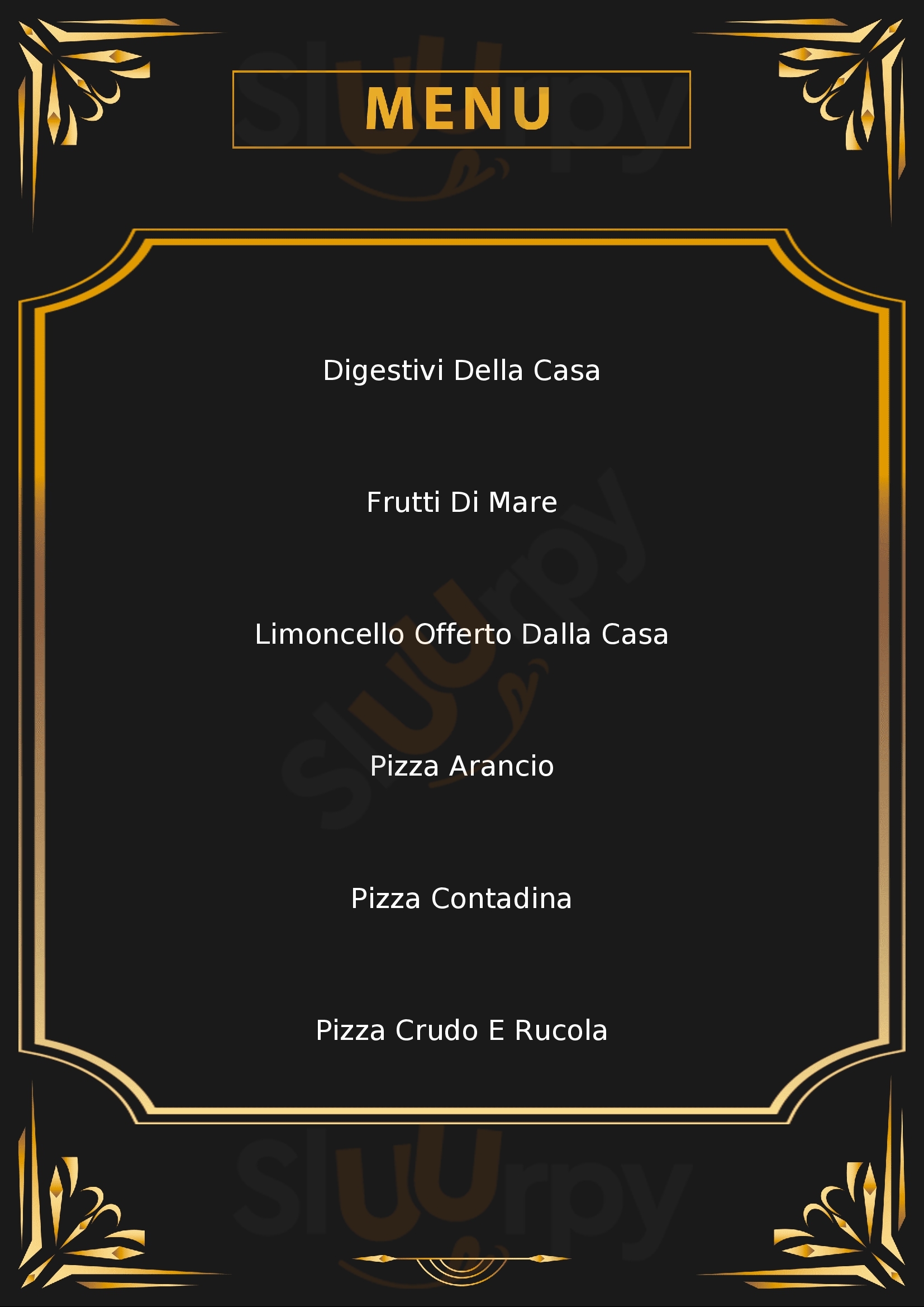 Pizzeria Del Bosco Bellaria-Igea Marina menù 1 pagina