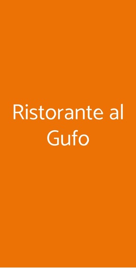 Ristorante Al Gufo, Rimini
