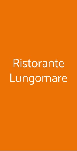 Ristorante Lungomare, Misano Adriatico