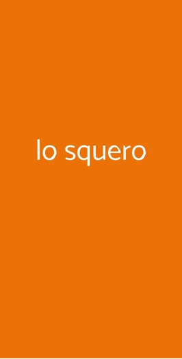 Lo Squero