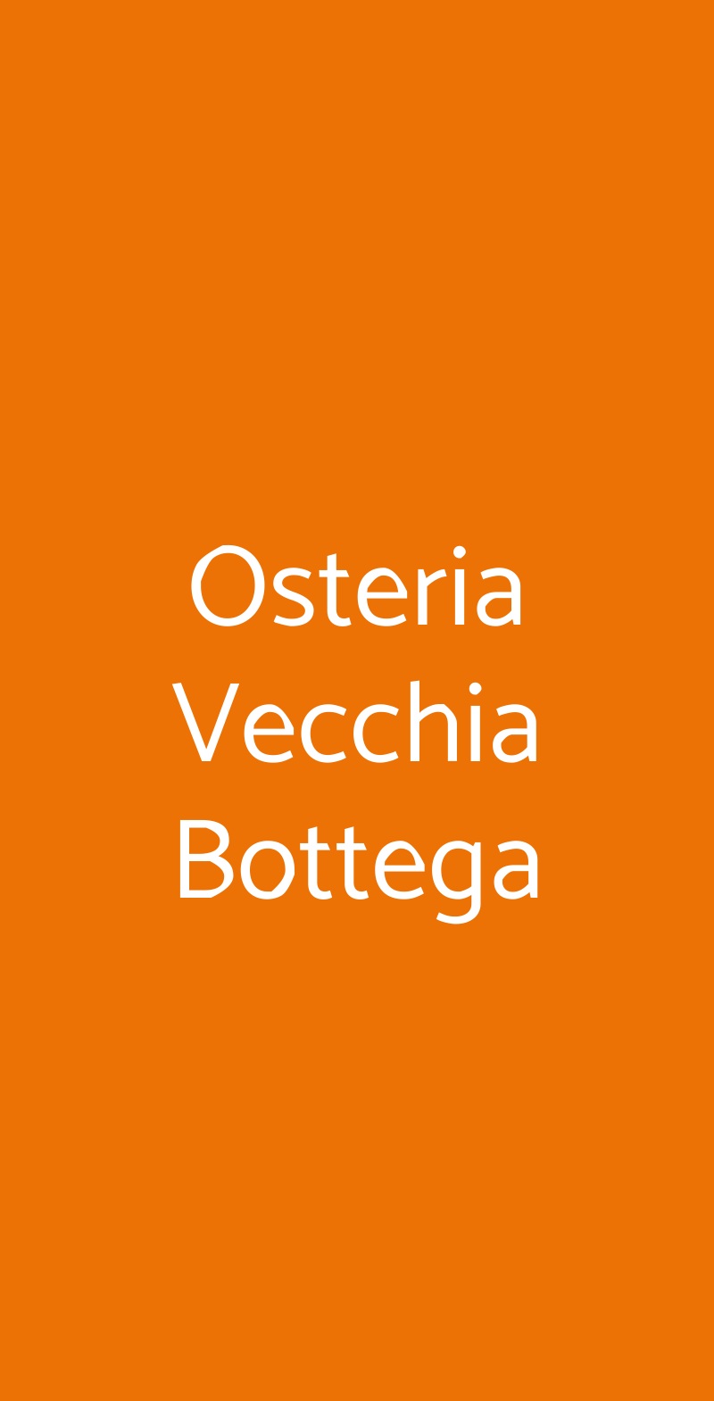 Osteria Vecchia Bottega Sarezzo menù 1 pagina