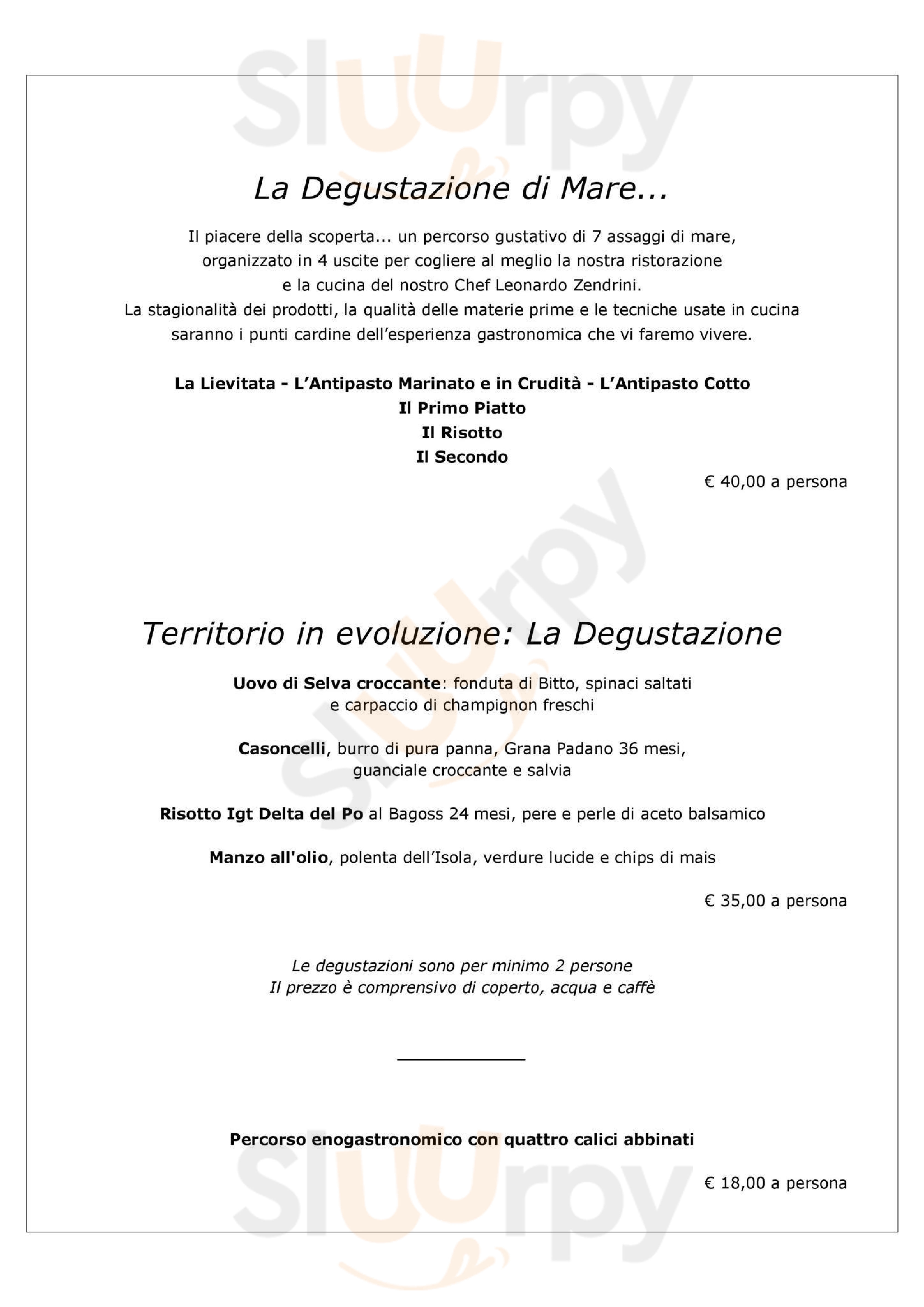 Ristorante Al Campanile Darfo Boario Terme menù 1 pagina