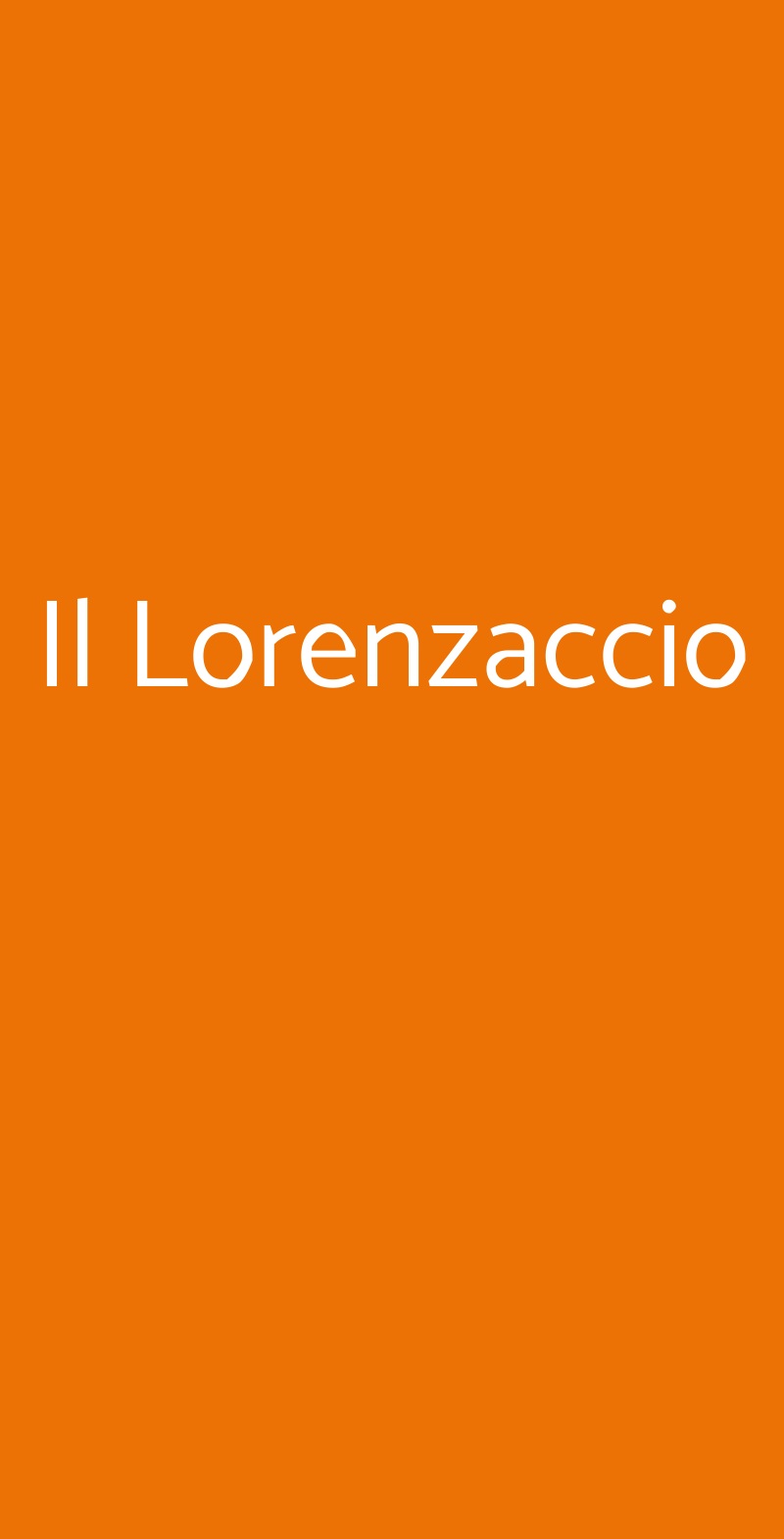 Il Lorenzaccio Brescia menù 1 pagina