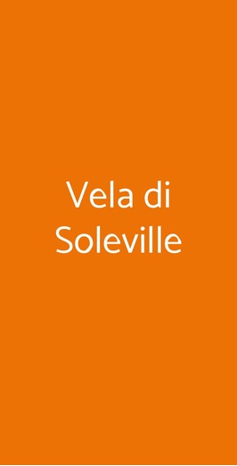Vela Di Soleville, Sale Marasino