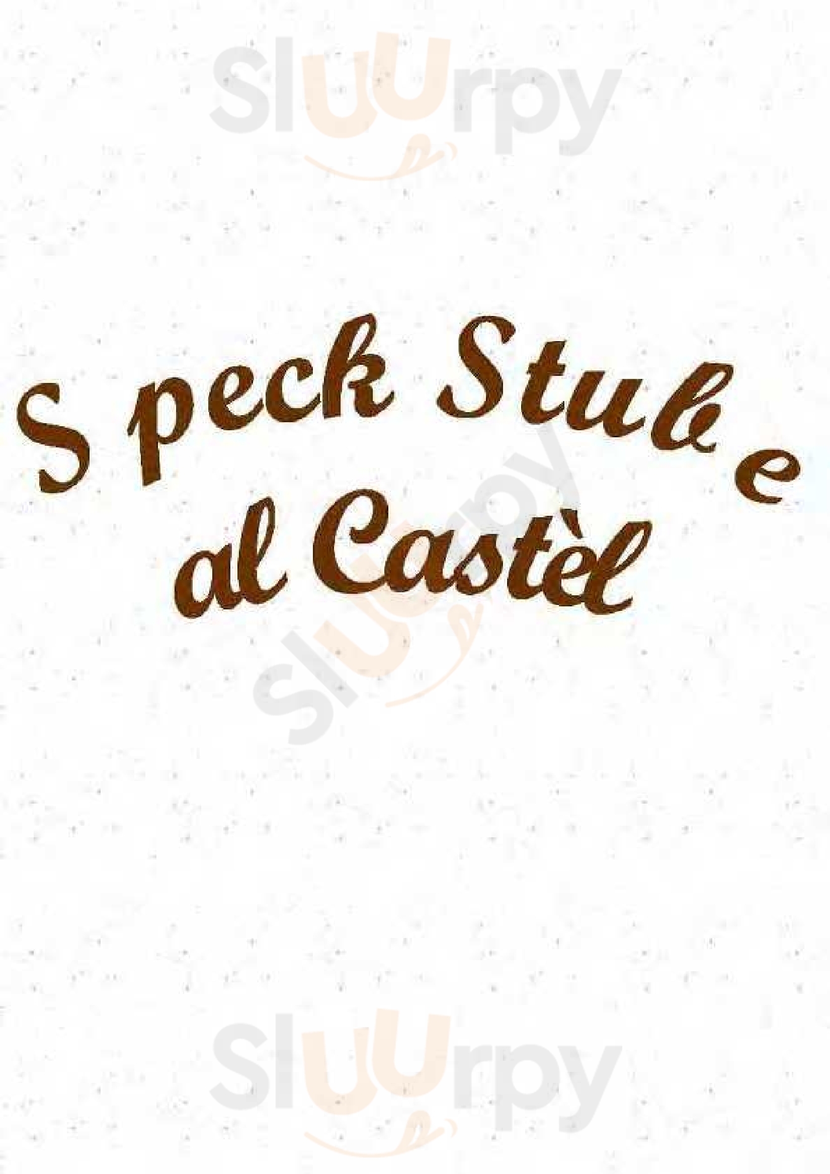 Speck Stube al Castèl Limone sul Garda menù 1 pagina