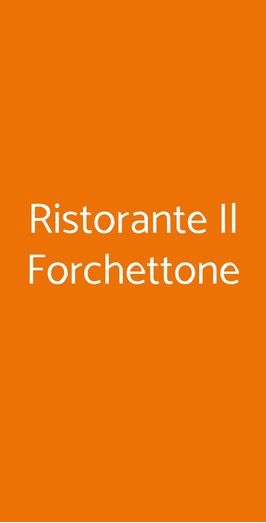 Ristorante Il Forchettone, San Zeno Naviglio