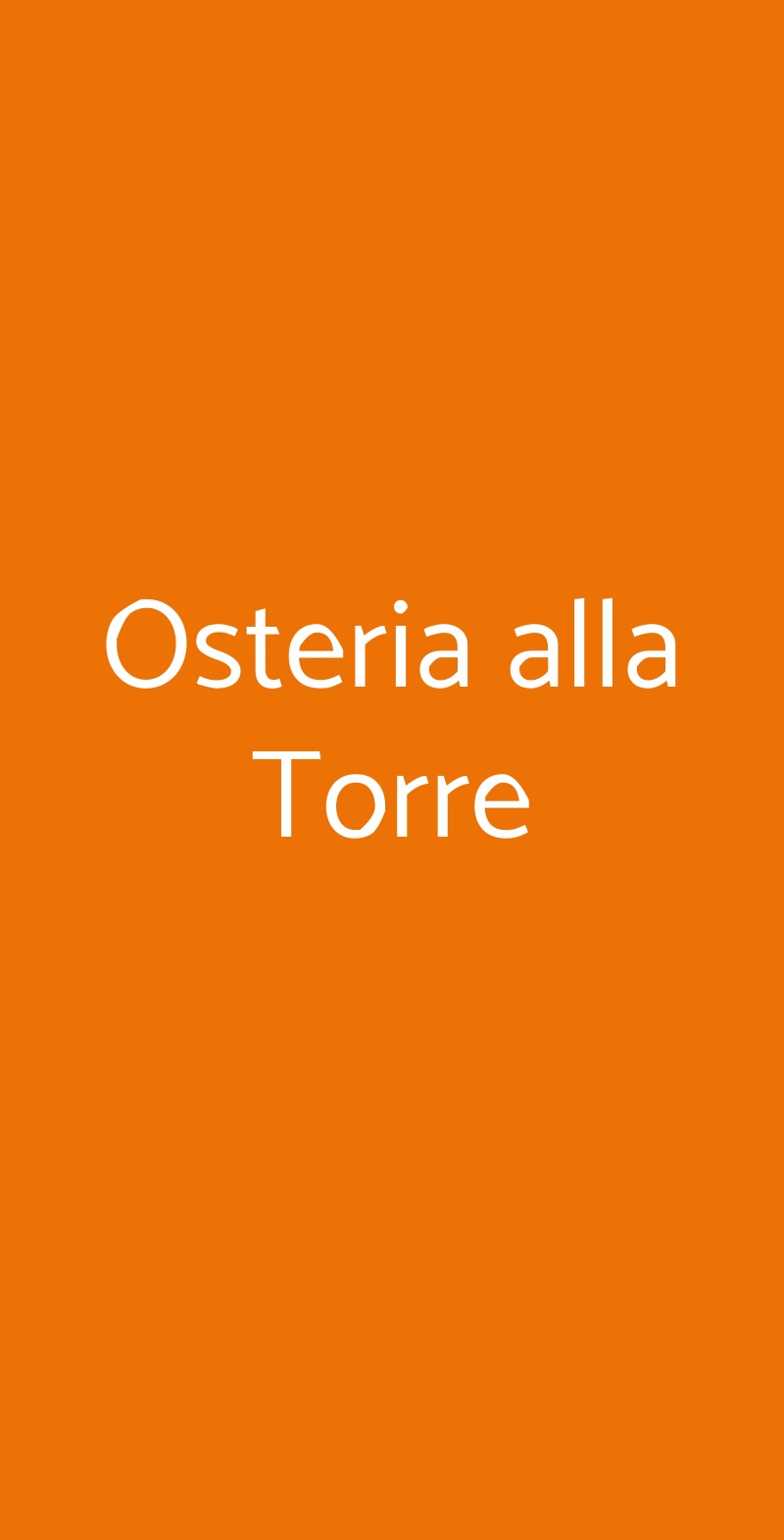 Osteria alla Torre Desenzano Del Garda menù 1 pagina