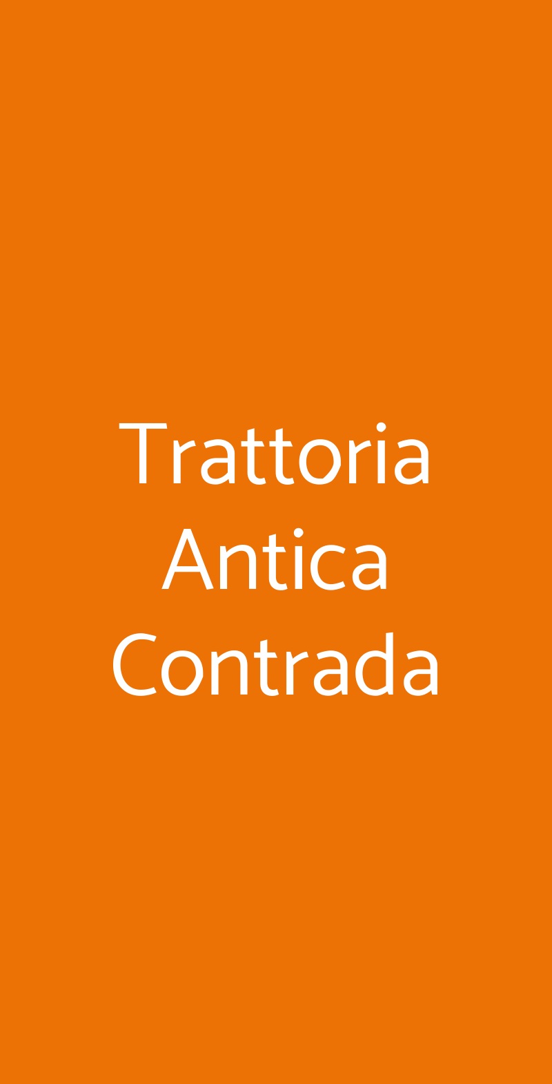 Trattoria Antica Contrada Sirmione menù 1 pagina