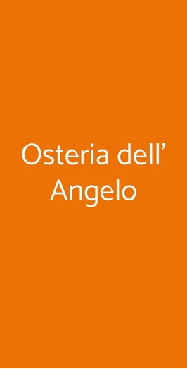 Osteria Dell' Angelo, Gussago
