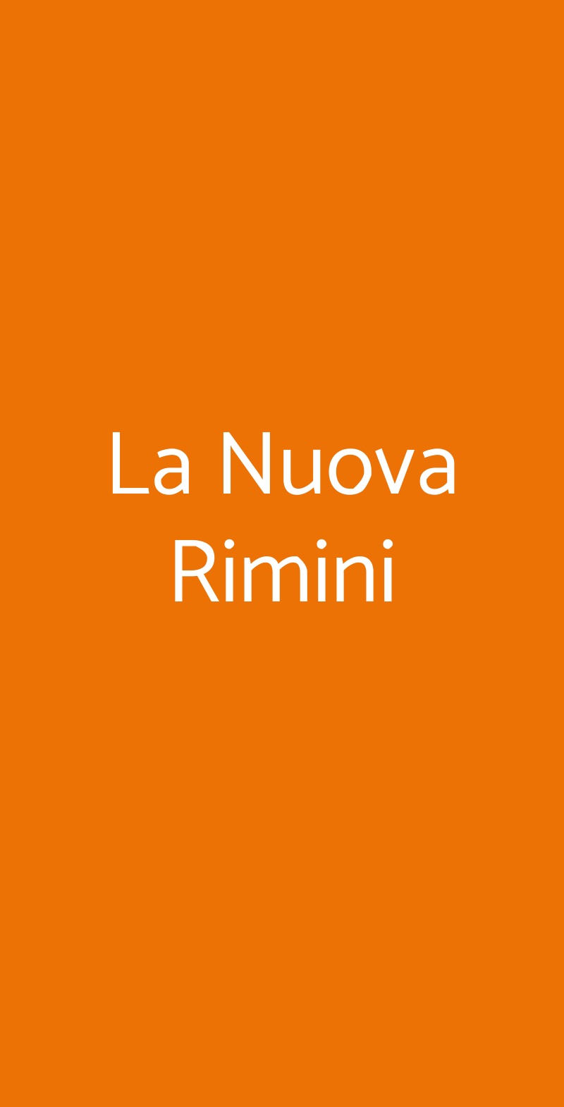 La Nuova Rimini Cazzago San Martino menù 1 pagina