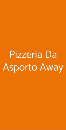Pizzeria Da Asporto Away, Rimini