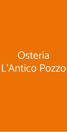 Osteria L'antico Pozzo, Toscolano-Maderno