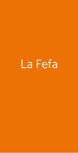 La Fefa, Finale Emilia