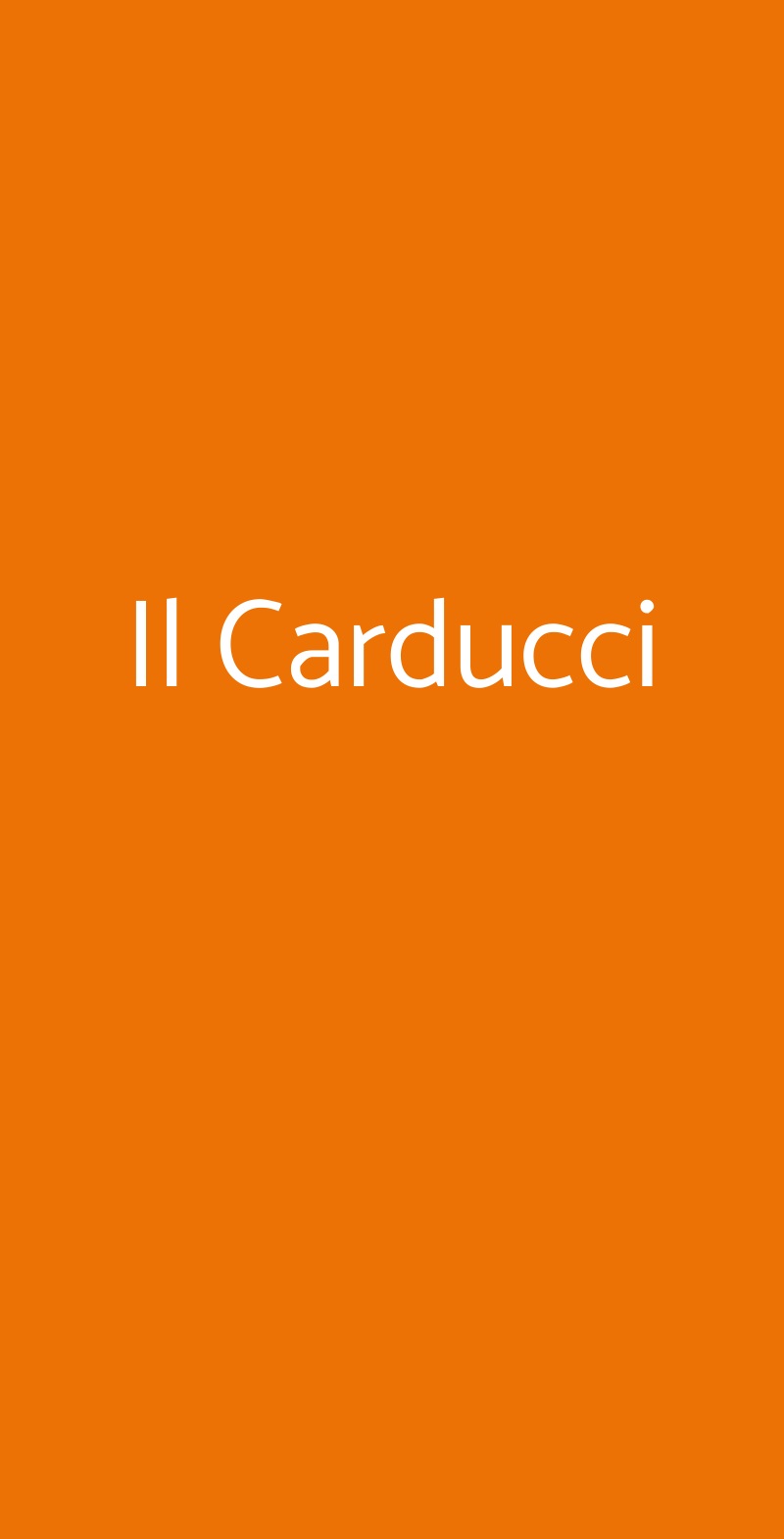 Il Carducci Carpi menù 1 pagina