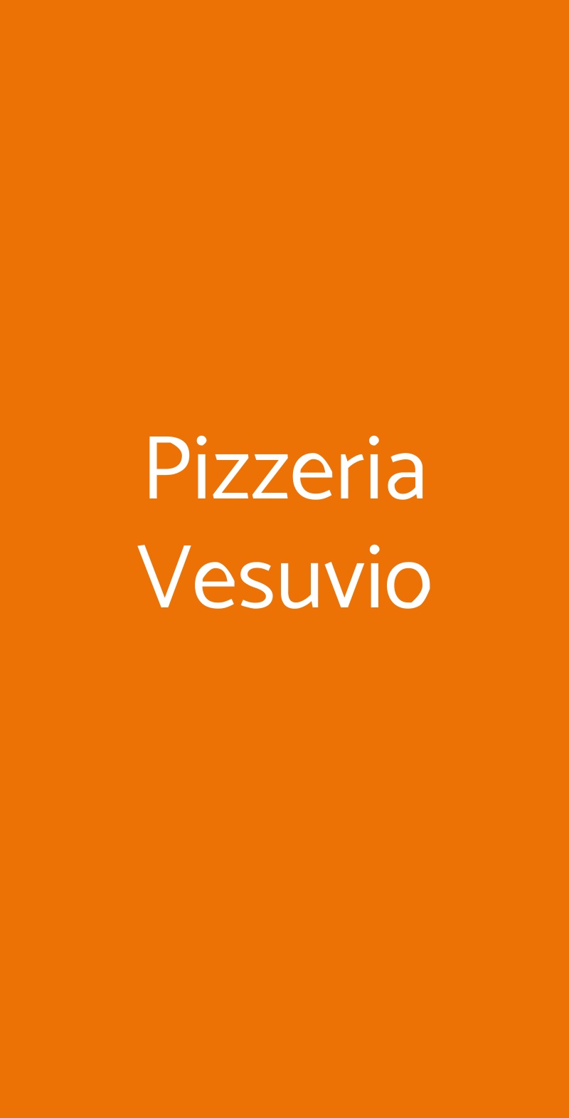 Pizzeria Vesuvio Modena menù 1 pagina