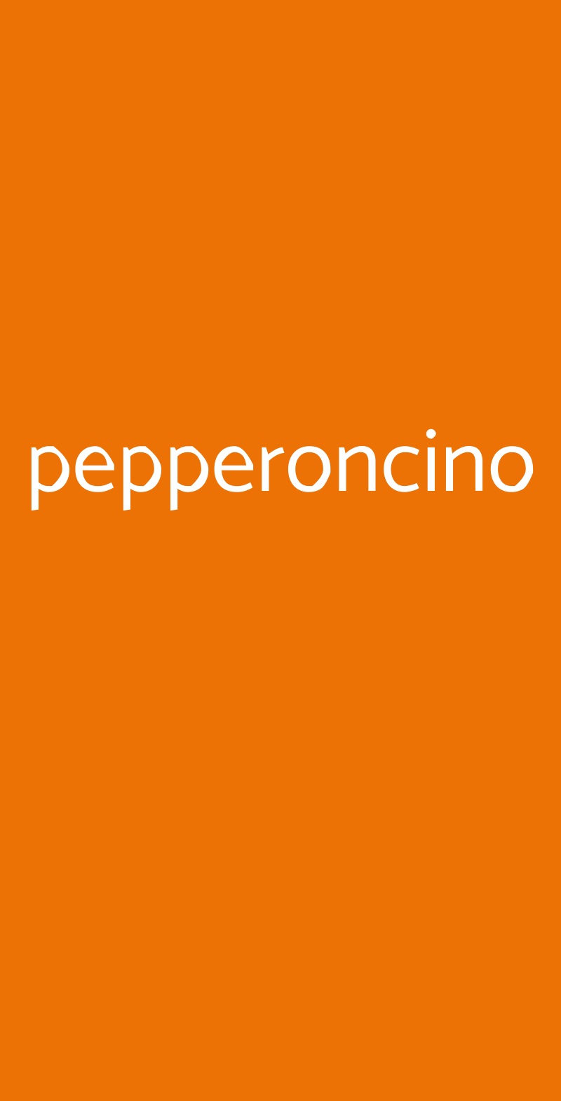 pepperoncino Modena menù 1 pagina